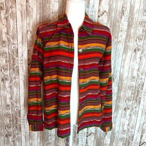 Chico's Design Button Down Jacket size Medium (Chico's 1)